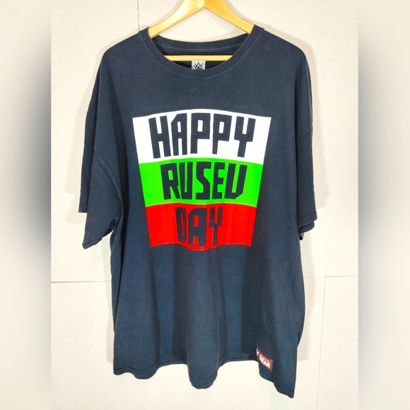 WWE Other - WWE Wrestling T-shirt Happy Rusev Day Size 3XL
